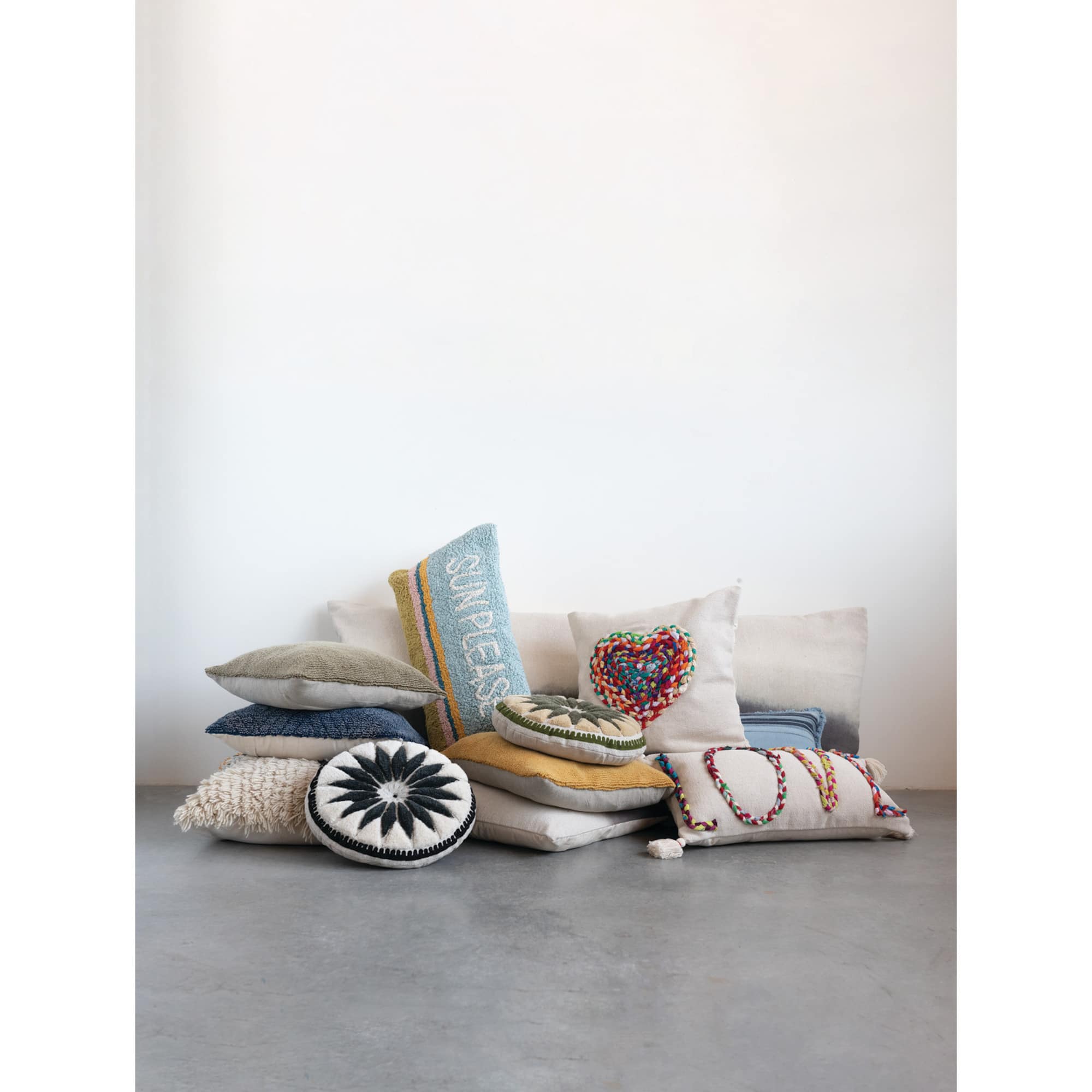 Hello Honey® Sun Please Cotton Striped Pillow